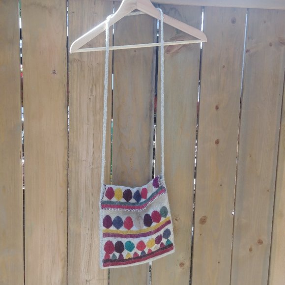 Vintage Wool Crossbody Bag - Picture 3 of 5